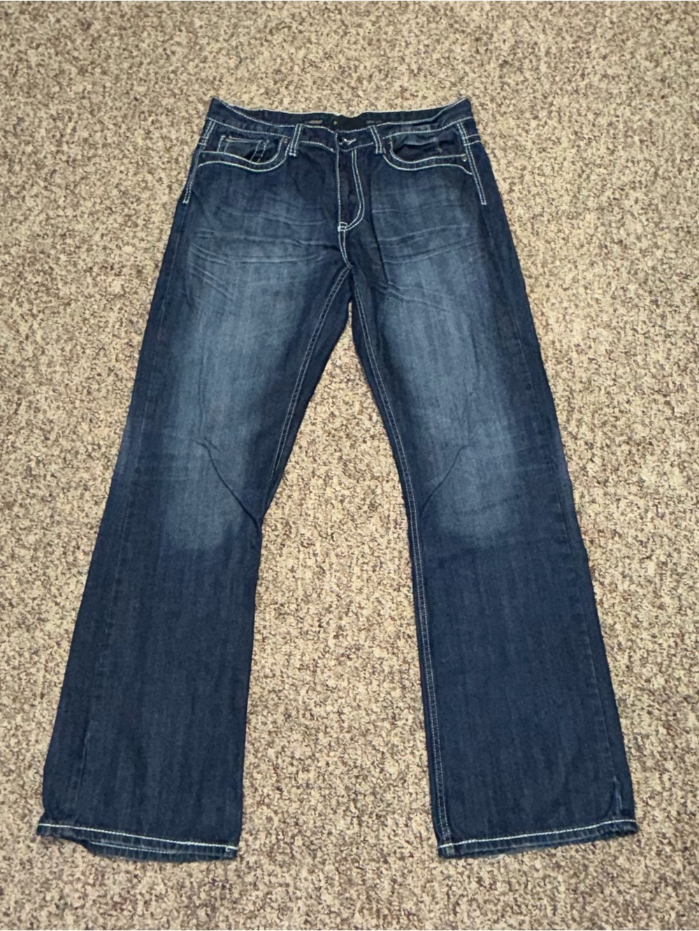 Vintage‎ Y2K Men's size 36 Helix Dark Blue Bootcut Jeans relaxed jeans